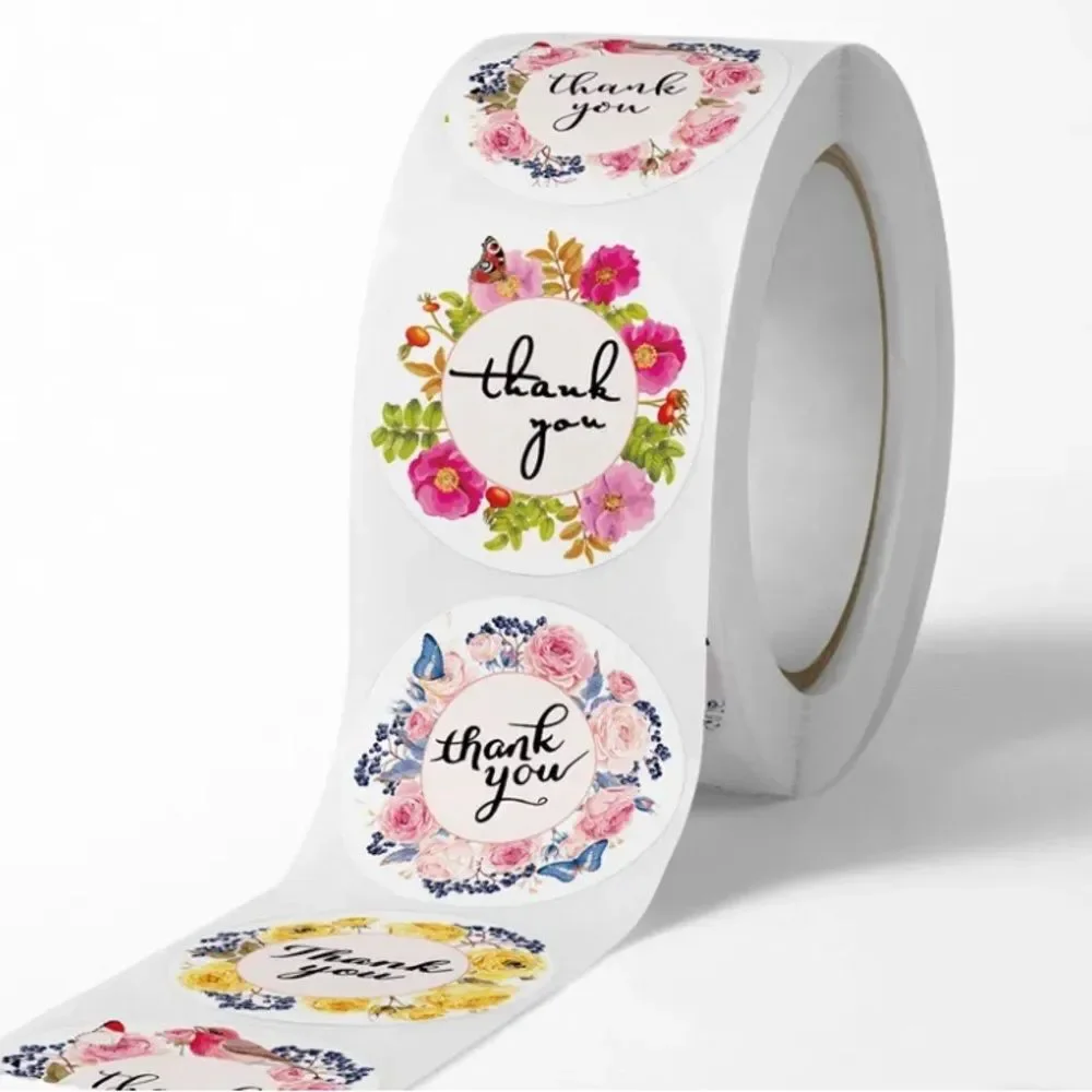 Thank You Stickers, Labels, Office Stationery Decorative Labels 500pcs